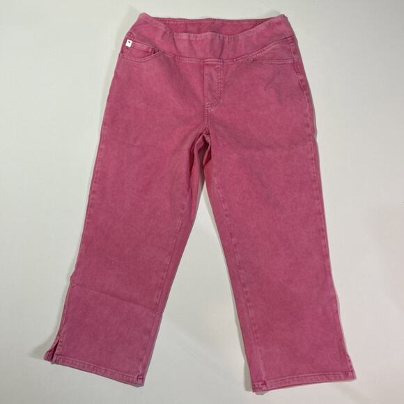 Belle Beach by Kim Gravel Tall Delray Denim Cropped Jean NEW 12T - Picture 2 of 10